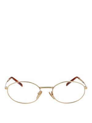 PRADA: Lunettes - Lunettes - Or
