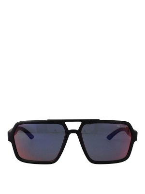 PRADA LINEA ROSSA: サングラス - サングラス - 黒