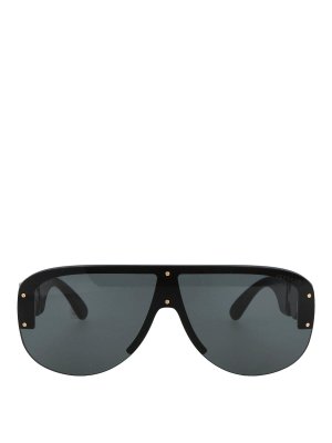 VERSACE: Lunettes de soleil - Lunettes De Soleil - Noir