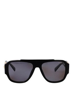 VERSACE: Lunettes de soleil - Lunettes De Soleil - Noir