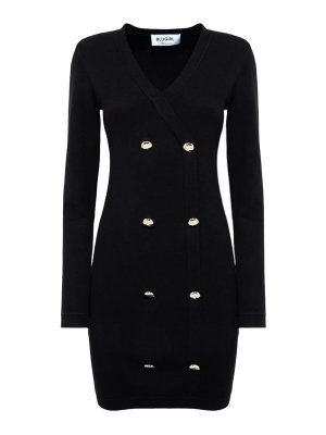 BLUGIRL: ショートドレス - ショートドレス - 黒