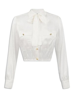 ELISABETTA FRANCHI: シャツ - シャツ - 白