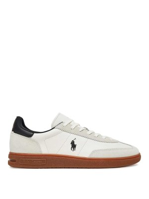 LAUREN RALPH LAUREN: Chaussures de sport - Baskets - Blanc