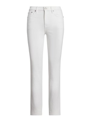 LAUREN RALPH LAUREN: Straight Leg Jeans - Straight Leg Jeans - Weiß