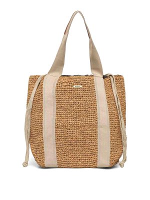 BARBOUR: Handtaschen - Shopper - Beige