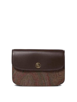 ETRO: cross body bags - Essential Arnica Brown crossbody bag