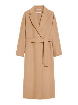 S MAX MARA: short coats - S Max Mara Cappotto Esturia Camel