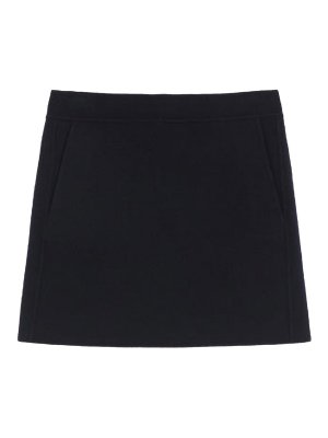 S MAX MARA: mini skirts - S Max Mara Gonna Alda Blue