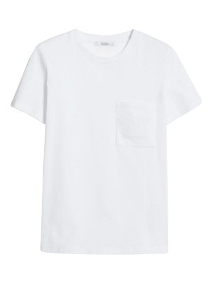 Max Mara: t-shirts - White papaia t-shirt