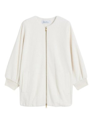 Max Mara: casual jackets - White Cirino jacket
