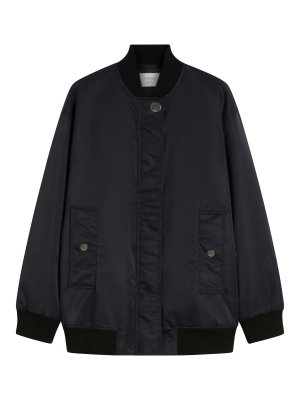 SPORTMAX: ボンバージャケット - ボンバージャケット - 黒