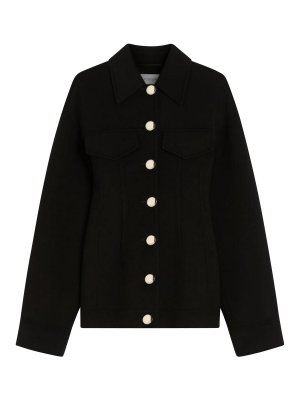 SPORTMAX: Abrigos semilargos - Abrigo Midi - Negro