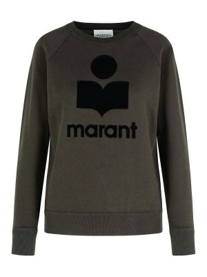ISABEL MARANT: Sweatshirts & Sweaters - Millyny Black Cotton Blend Sweatshirt