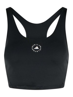 ADIDAS BY STELLA MCCARTNEY: Tops y camisetas sin mangas - Top - Negro