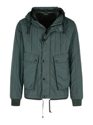 C.P. COMPANY: casual jackets - Grey Polyamide Jacket