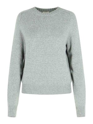 KHAITE: Strickpullover mit Rundhalsausschnitt - Rundhalspullover - Grau