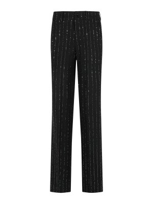 パンツ PINKO Woman Pants Black 104690A213 Z99 Pinko Hulka viscose blend stretch flare-fit trousers for