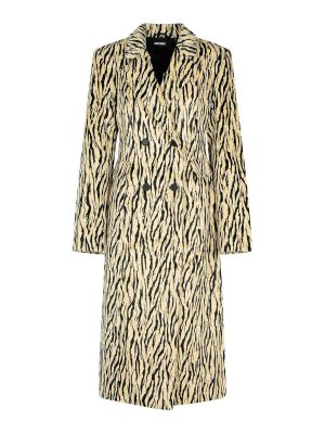 ROTATE Birger Christensen: short coats - Printed Faux Fur Coat