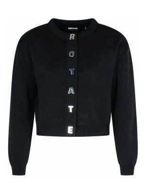 ROTATE Birger Christensen: Cardigans - Cardigan - Schwarz