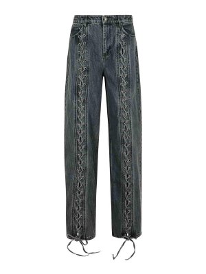 ROTATE Birger Christensen: Jeans évasés - Jean Bootcut - Noir