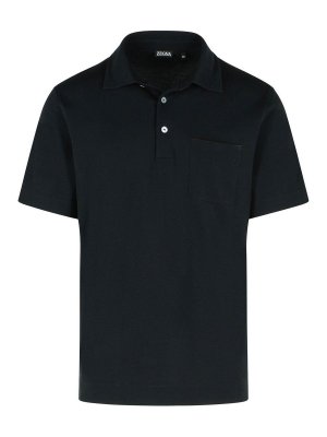 ZEGNA: ポロシャツ - ポロシャツ - 黒