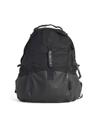 C.P. COMPANY: backpacks - Black Polyamide Backpack