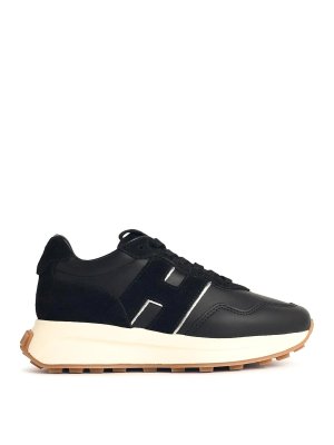 HOGAN: sneakers - Sneaker in pelle nera H641