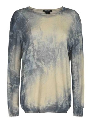 AVANT-TOI: Suéteres con cuello pico - Suéter Cuello Redondo - Azul