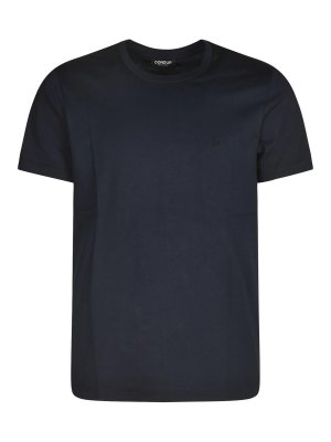 DONDUP: T-shirts - T-Shirt - Dunkelblau