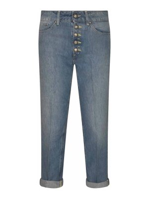 DONDUP: トラウザーショーツ - ショートパンツ - ライトウォッシュ