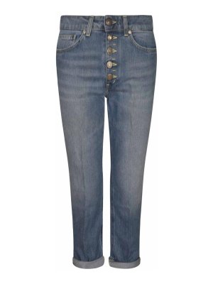 DONDUP: トラウザーショーツ - ショートパンツ - ライトウォッシュ