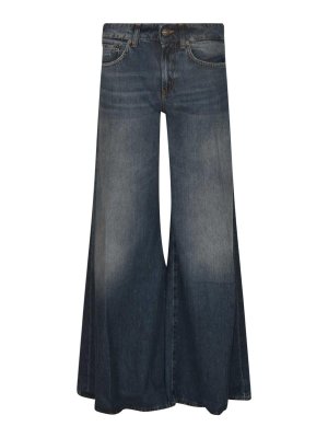 DONDUP: ベルボトムジーンズ - フレアジーンズ - ミディアムウォッシュ