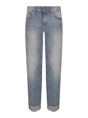 DONDUP: jeans dritti, a sigaretta - Pantaloni