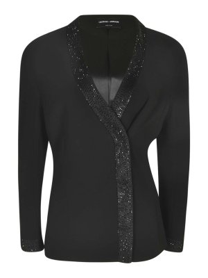 GIORGIO ARMANI: Blazer - Blazer - Schwarz