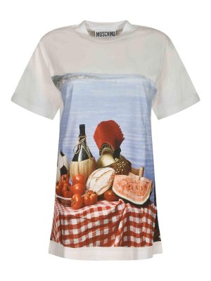 MOSCHINO: Camisetas - Camiseta - Blanco