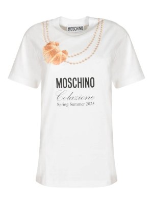 MOSCHINO: Camisetas - Camiseta - Blanco