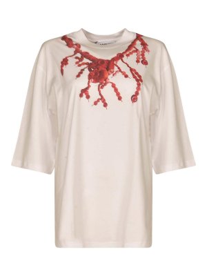 MOSCHINO: Camisetas - Camiseta - Crema