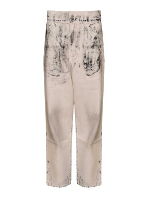 MOSCHINO: jeans dritti, a sigaretta - Pantaloni