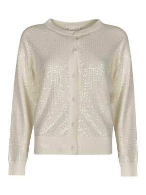 P.A.R.O.S.H.: Cárdigans - Cárdigan - Crema