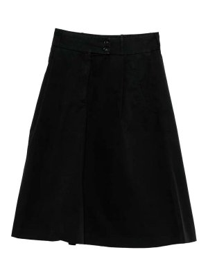 A.P.C.: Faldas media pierna y semilargas - Falda Semilarga - Negro