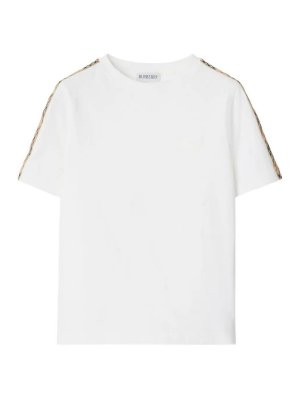 BURBERRY: T-shirts - T-Shirt - Schwarz