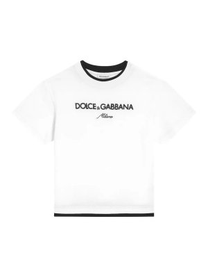 Dolce & Gabbana Jr: T-shirts - T-Shirt - Weiß