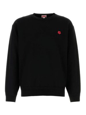 KENZO: crew necks - Boke Flower Wool Sweater
