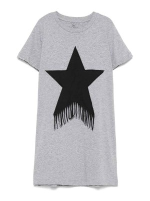 Stella McCartney Kids: Maxikleider - Maxikleid - Grau