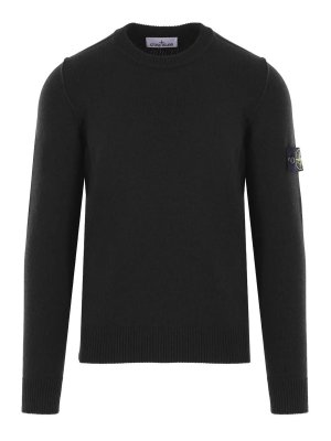 STONE ISLAND: crew necks - Crew Neck Wool Sweater