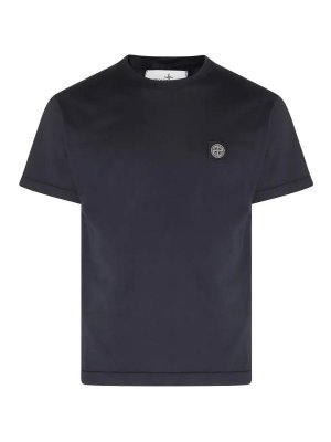 STONE ISLAND: T-shirts - T-Shirt - Dunkelblau