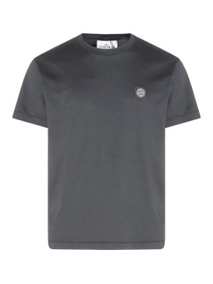 STONE ISLAND: Tシャツ - Tシャツ - グレー