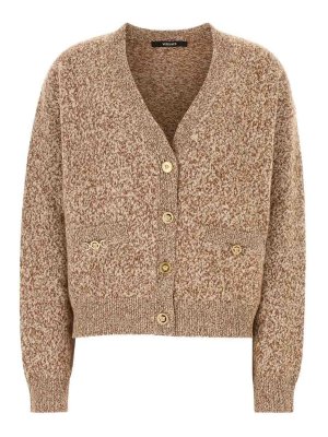 VERSACE: カーディガン - カーディガン - ブラウン