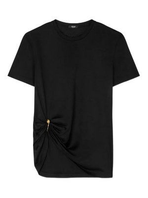 VERSACE: Tシャツ - Tシャツ - 黒