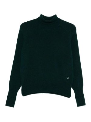 VICTORIA BECKHAM: crew necks - Turtle-Neck Wool Jumper
